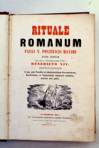 Rituale romano, 1860