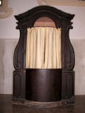 Ambito salentino sec. XIX, Confessionale legno