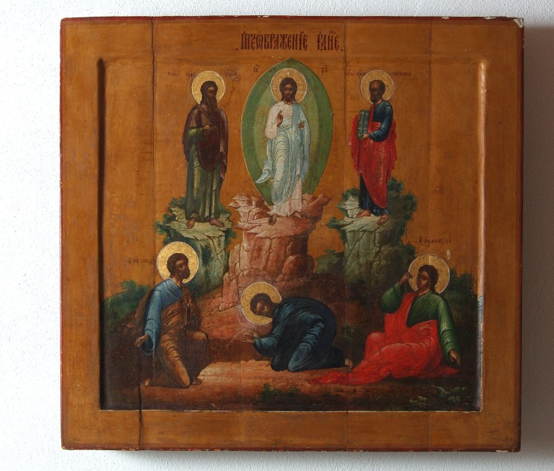 Ambito mediorientale sec. XIX, Trasfigurazione di Gesù Cristo