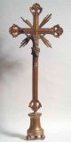 Bott. veronese sec. XIX, Croce d'altare con terminazioni a conchiglia