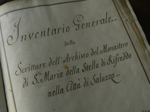 Inventario generale dell'Archivio del Monastero di Santa Maria della Stella di Rifreddo