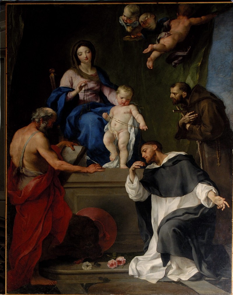 Fernandi F. sec. XVIII, Madonna del Rosario