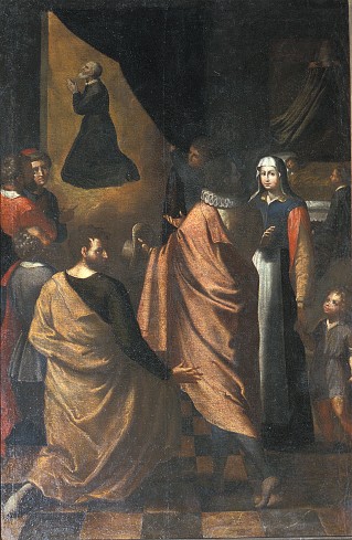 Mornassi O. - Capitanelli T. (sec. XVII), Dipinto con miracolo di S. Filippo