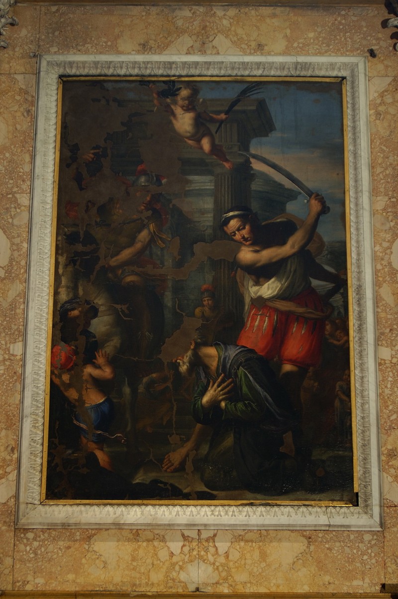 Pronti C. sec. XVII, Dipinto il martirio di Sant'Ursicino