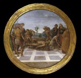Giannicola di Paolo (1513), San Lorenzo viene martirizzato