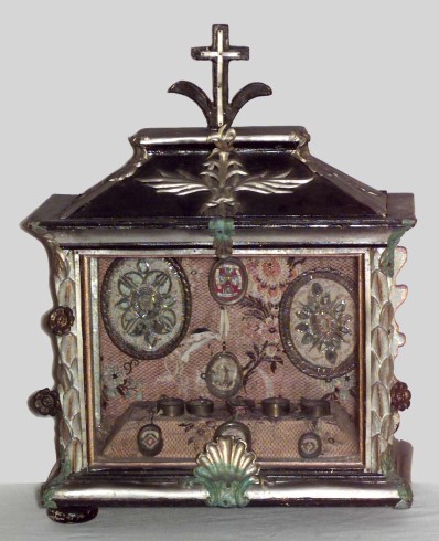 Ambito lombardo-veneto sec. XVIII-XIX, Reliquiario a urna