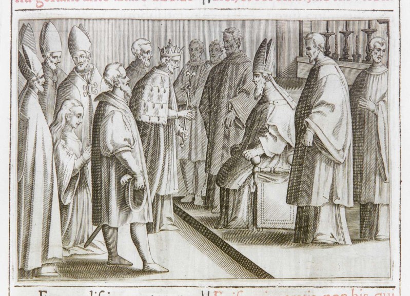 Ambito romano (1595), Benedizione e incoronazione della regina 1/11
