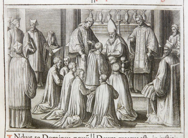 Ambito romano (1595), Ordinazione dei chierici