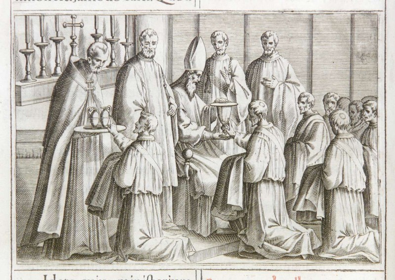 Ambito romano (1595), Ordinazione del suddiacono