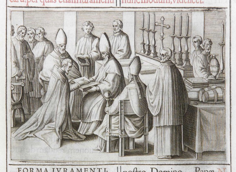 Ambito romano (1595), Consacrazione del vescovo 2/12