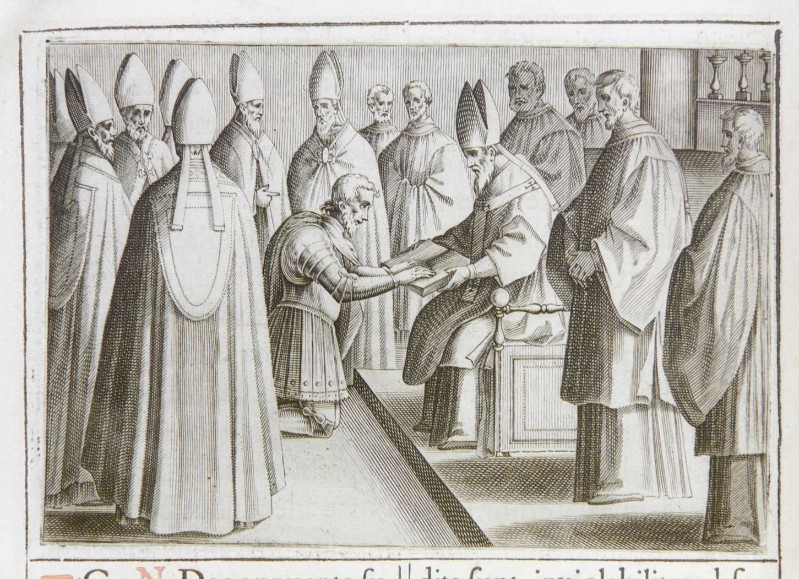 Ambito romano (1595), Benedizione e incoronazione del re 2/10