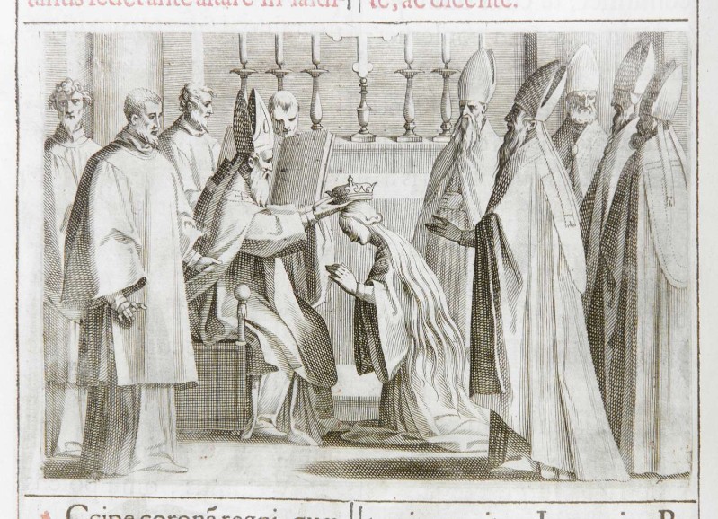 Ambito romano (1595), Benedizione e incoronazione della regina 10/11