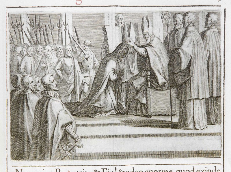 Ambito romano (1595), Degradazione dall'ordine pontificale