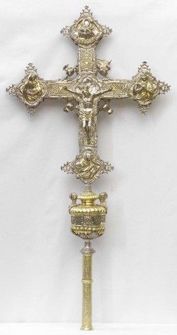 Terzi S. (1545), Croce processionale in argento
