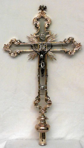 Bottega lombarda sec. XVIII, Croce processionale