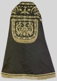 Manifattura italiana sec. XVII- XVIII, Piviale nero