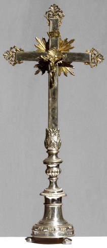 Ambito lombardo seconda metà sec. XIX, Croce da altare