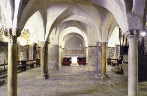 La cripta capella feriale 