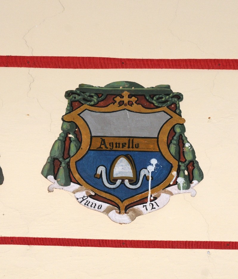 Ambito laziale sec. XX, Dipinto con stemma del vescovo Agnello II