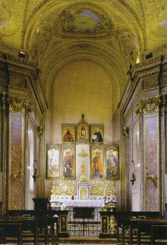 La cappella della custodia eucaristica 