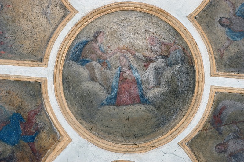 Rusca B. (1713-1719), Incoronazione della Madonna con Gesù e Dio padre