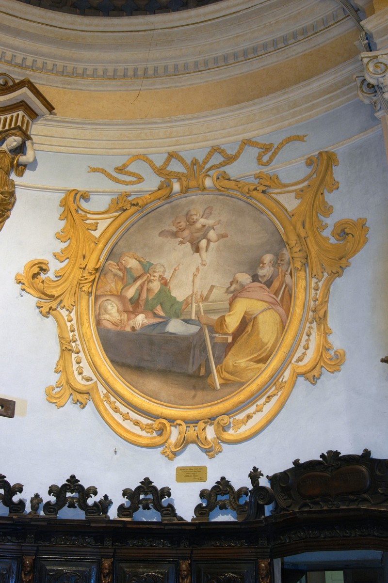 Androi G. G. (1713-1719), Cornice architettonica circolare con nastro 2/2