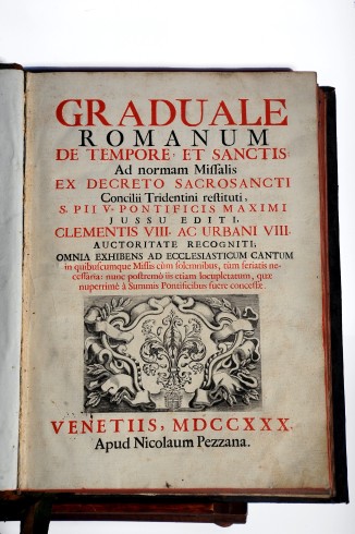 Graduale romano a stampa, 1730