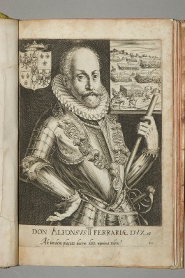 Custos D. fine sec. XVI, Ritratto di Alfonso II d'Este
