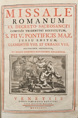 Messale romano, 1766