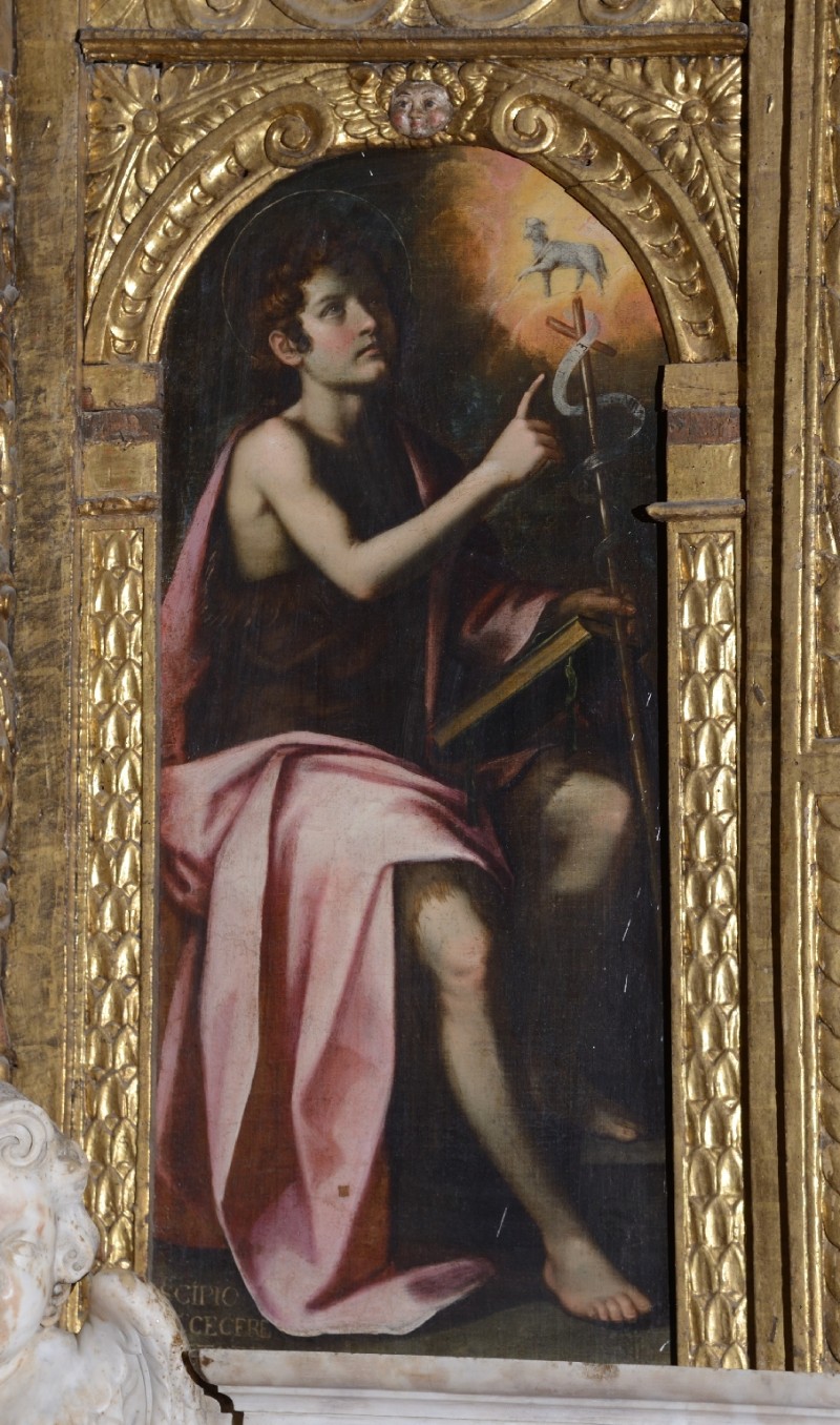 Cecere Scipione sec. XVII, Dipinto di San Giovanni Battista