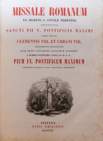 Messale romano, 1862