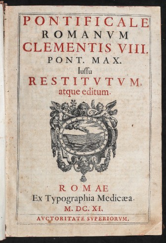 Pontificale romano, 1611