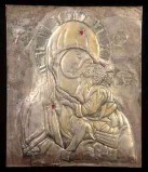 Bott. Italia centr. sec. XX, Icona della Madonna con Gesù Bambino