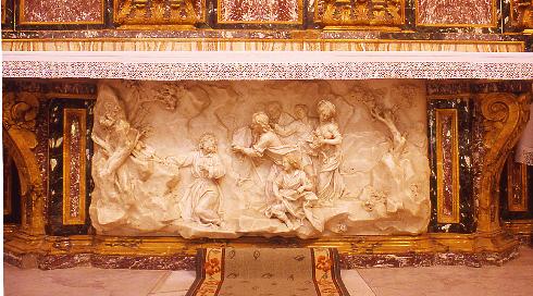 Il pallotto dell’altare maggiore, attribuito a Giuseppe Sanmartino (Napoli, 1720 – Napoli, 1793) 