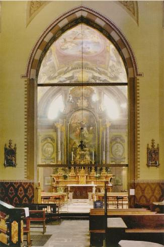 La cappella della custodia eucaristica 