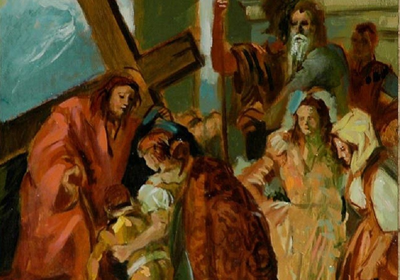 Raimondo Sirotti: la Via Crucis di Giandomenico Tiepolo rivisitata