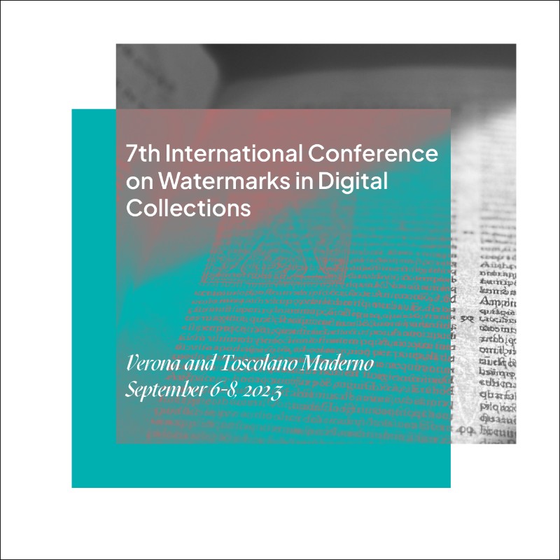 7th International Conference on Watermarks in Digital Collections