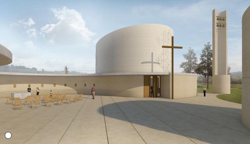 Nuovo complesso parrocchiale dello "Spirito Santo" in Benevento: ecco il progetto vincitore