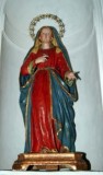 Bottega abruzzese sec. XVIII, Statua Madonna addolorata o del Sacro Cuore