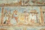Scuola campana-cassinese sec. XI, Affresco con Cristo e l'adultera