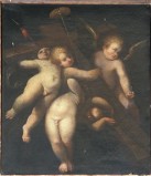 Carracci L. (1614), Dipinto Angeli con strumenti della Passione
