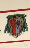 Ambito laziale sec. XX, Dipinto con stemma del vescovo Silvestri