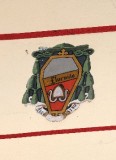 Ambito laziale sec. XX, Dipinto con stemma del vescovo Florasio
