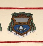Ambito laziale sec. XX, Dipinto con stemma del vescovo Mercuri