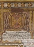Ambito umbro sec. XVII, Arme del vescovo Bartolomeo Farrattini