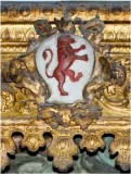 Ambito veneto sec. XVII, Stemma con leone rampante alto 45 cm