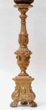 Artigianato veronese sec. XIX, Candeliere d'altare con drappi cm 58 2/4